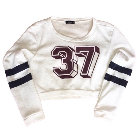 mine Tops - CROPPED SPORTS-CORE LONG SLEEVE • SIZE S